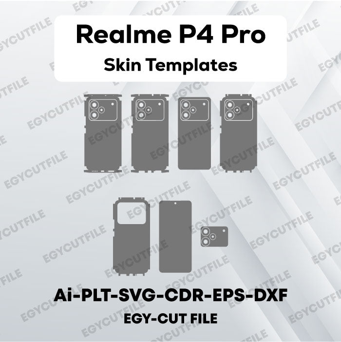 Realme P4 Pro Vector Skin Cut Files
