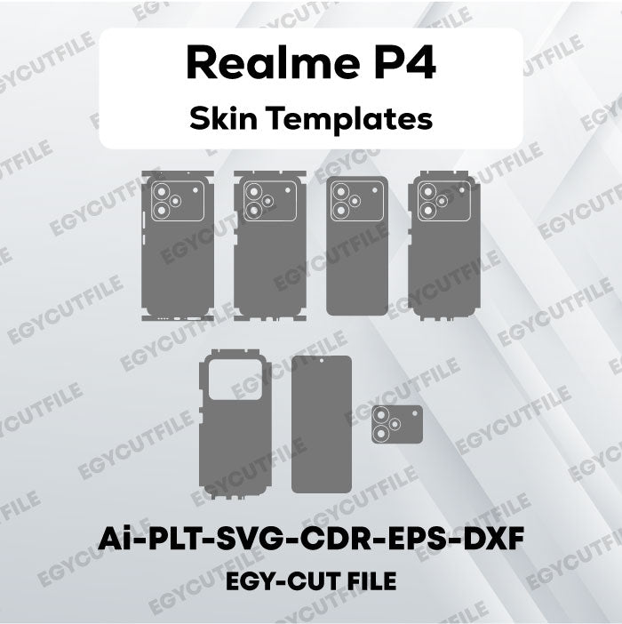 Realme P4 Vector Skin Cut Files – EGY CUTFILE