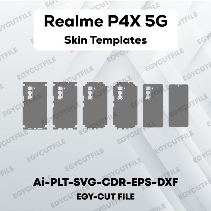 Realme P4x 5G Vector Skin Cut Files