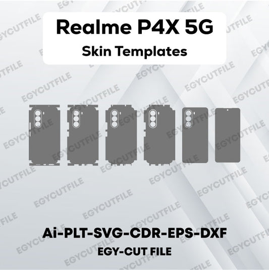 Realme P4x 5G Vector Skin Cut Files