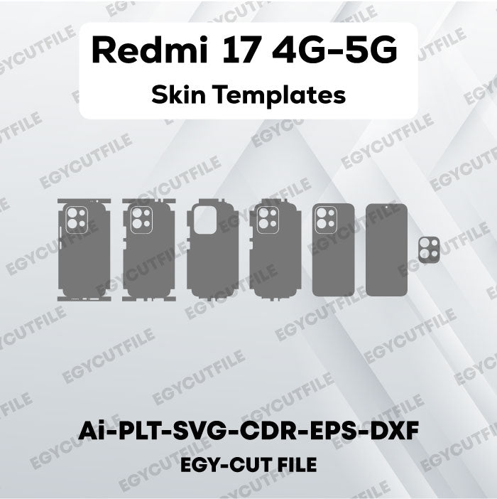 Xiaomi Redmi 17 5G-4G Vector Skin Cut Files