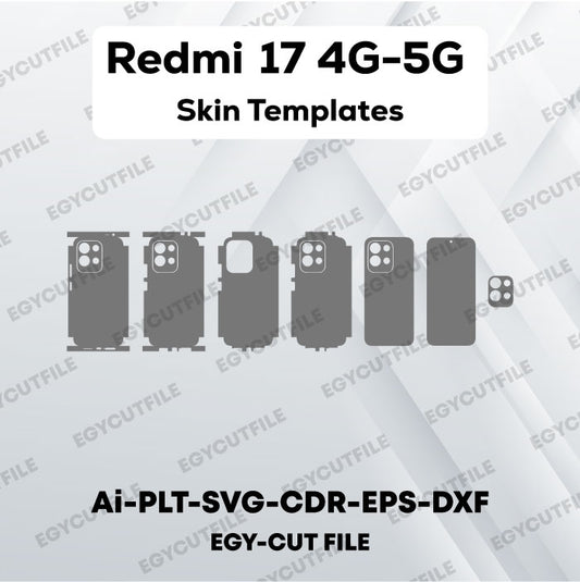 Xiaomi Redmi 17 5G-4G Vector Skin Cut Files