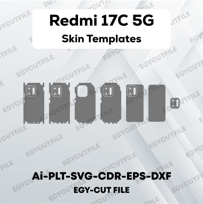 Xiaomi Redmi 17C 5G Vector Skin Cut Files