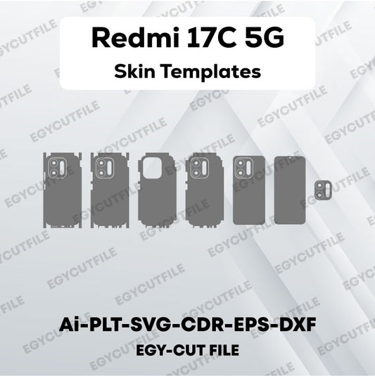 Xiaomi Redmi 17C 5G Vector Skin Cut Files