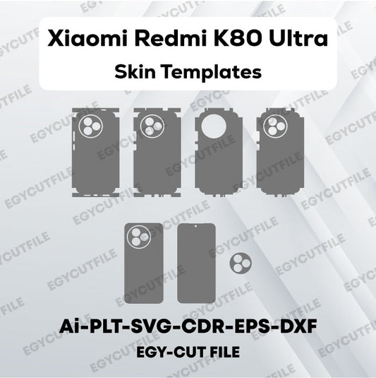 Xiaomi Redmi K80 Ultra Vector Skin Cut Files