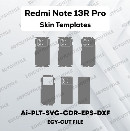 Redmi Note 13R Pro Vector Skin Cut Files