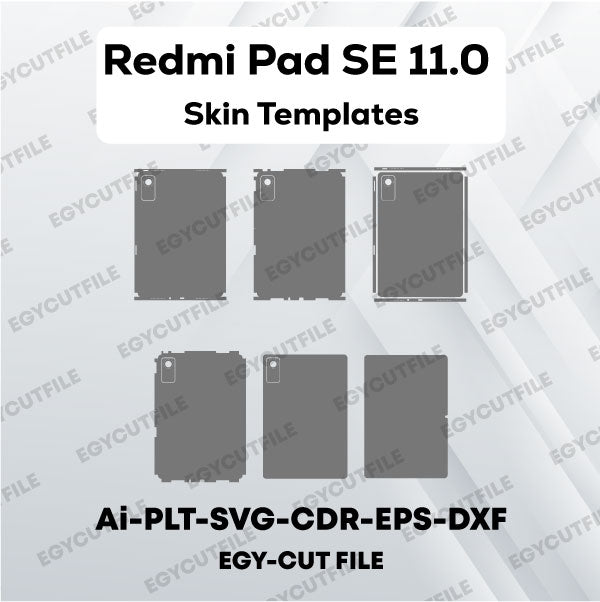 Redmi Pad SE 11.0 2023 Vector Skin Cut Files