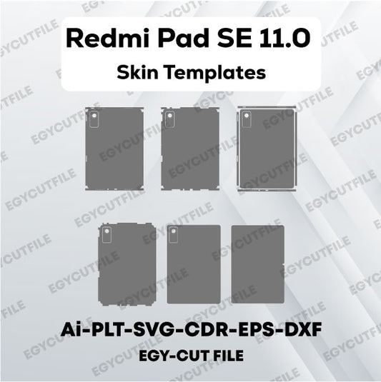 Redmi Pad SE 11.0 2023 Vector Skin Cut Files