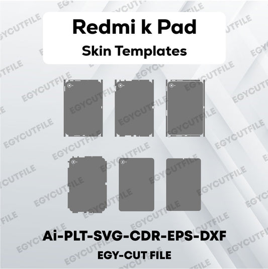 Redmi k Pad Vector Skin Cut Files