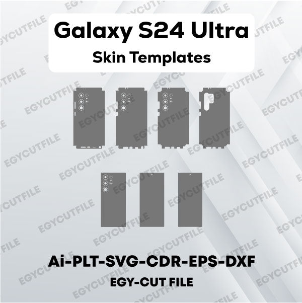 Samsung Galaxy S24 Ultra Vector Skin Cut Files