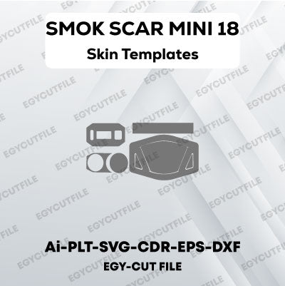 SMOK SCAR MINI 18 kit Vector Skin Cut Files