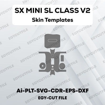 SX MINI SL CLASS V2 Vector Skin Cut Files