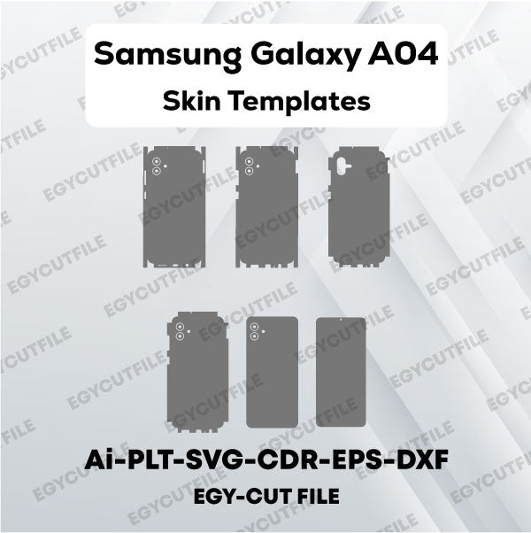 Samsung Galaxy A04 Vector Skin Cut Files