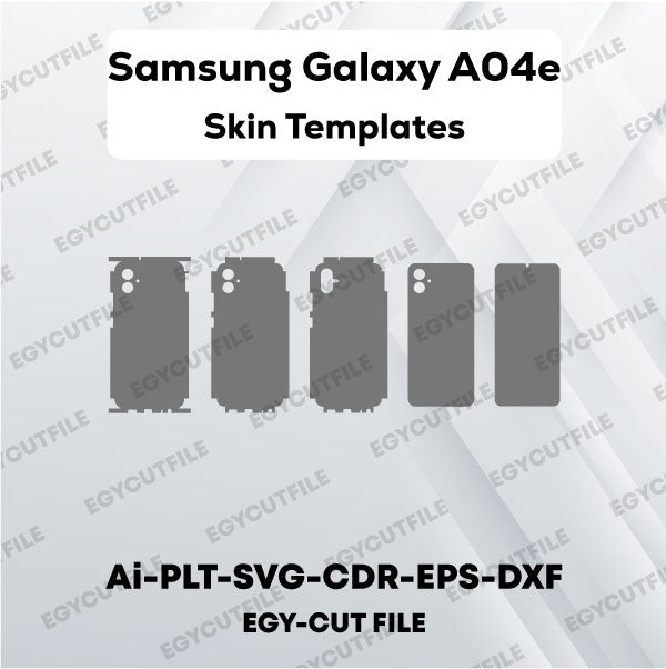 Samsung Galaxy A04e Vector Skin Cut Files