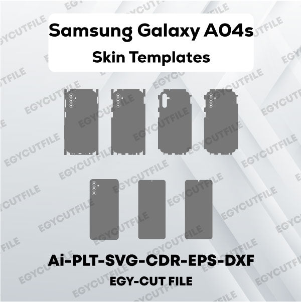 Samsung Galaxy A04s Vector Skin Cut Files