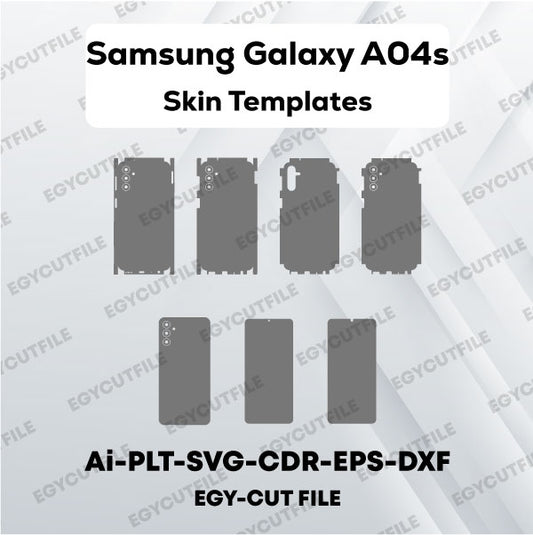 Samsung Galaxy A04s Vector Skin Cut Files