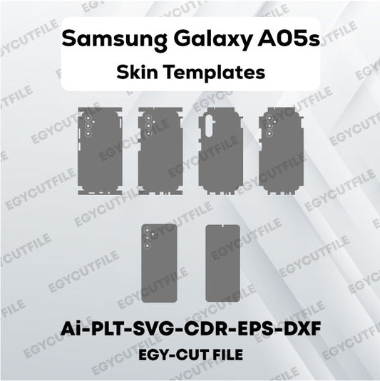 Samsung Galaxy A05s Vector Skin Cut Files