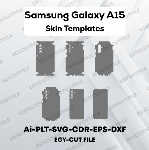 Samsung Galaxy A15 Vector Skin Cut Files