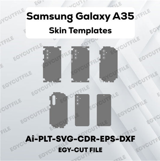 Samsung Galaxy A35 Vector Skin Cut Files