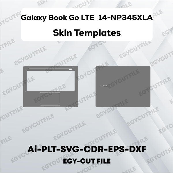 Samsung Galaxy Book Go LTE 14-NP345XLA Vector Skin Cut Files