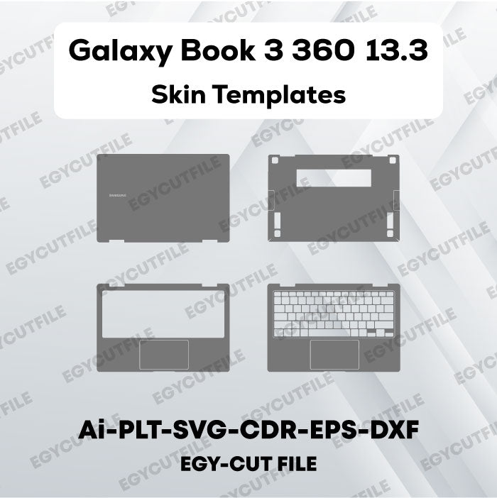 Samsung Galaxy Book3 360 13.3 Vector Skin Cut Files