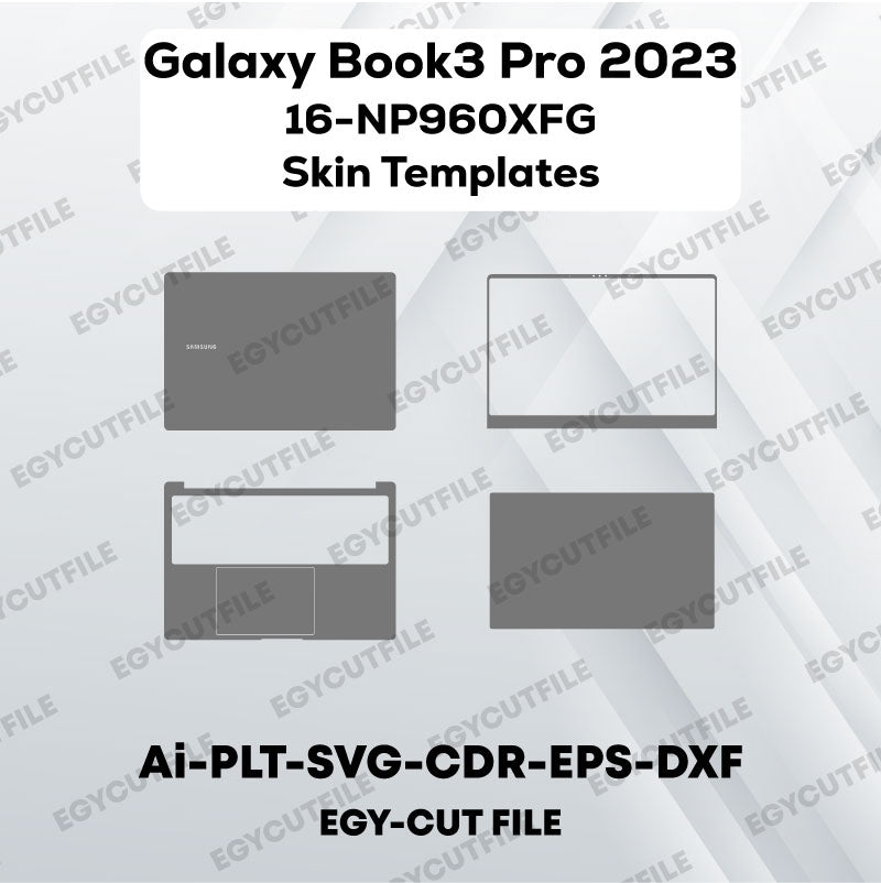 Samsung Galaxy Book3 Pro 16-NP960XFG 2023 Vector Skin Cut Files