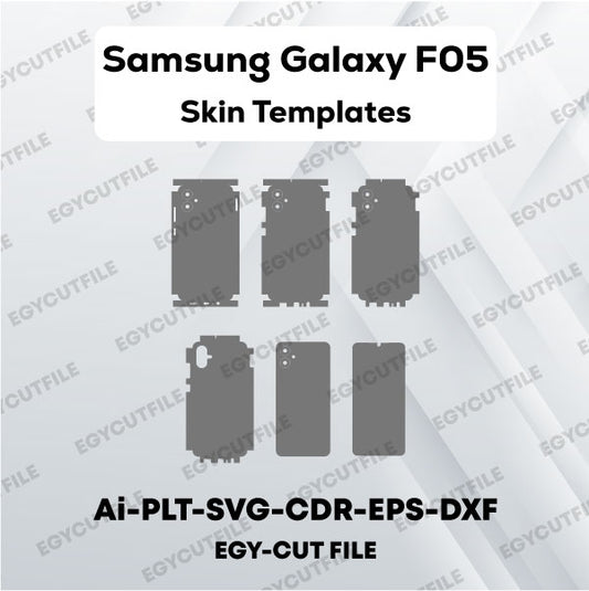 Samsung Galaxy F05 Vector Skin Cut Files