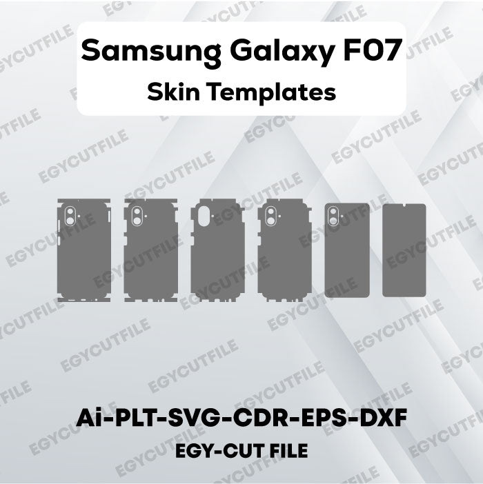 Samsung Galaxy F07 Vector Skin Cut Files