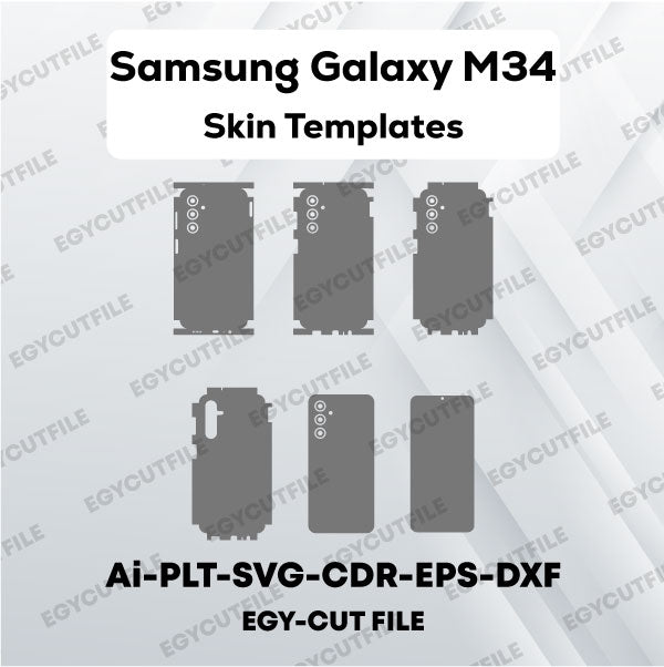 Samsung Galaxy M34 5G Vector Skin Cut Files