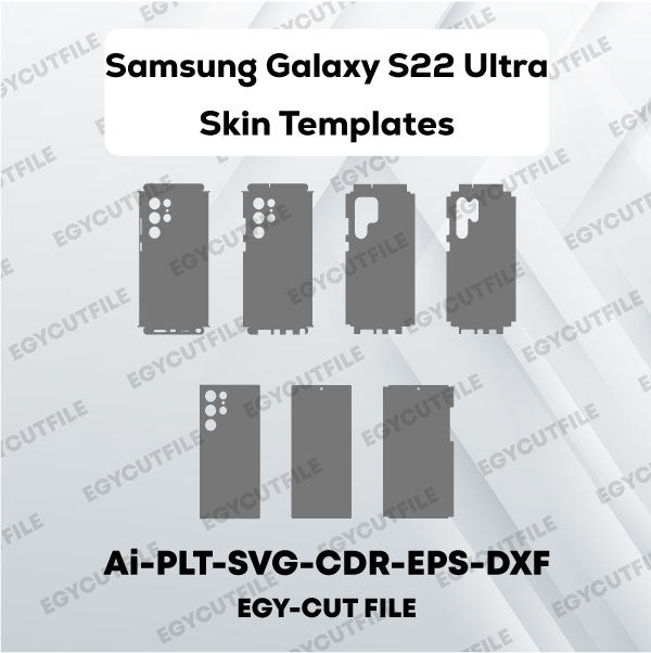 Samsung Galaxy S22 Ultra 5G Vector Skin Cut Files – EGY CUTFILE