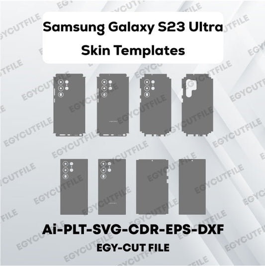 Samsung Galaxy S23 Ultra Vector Skin Cut Files