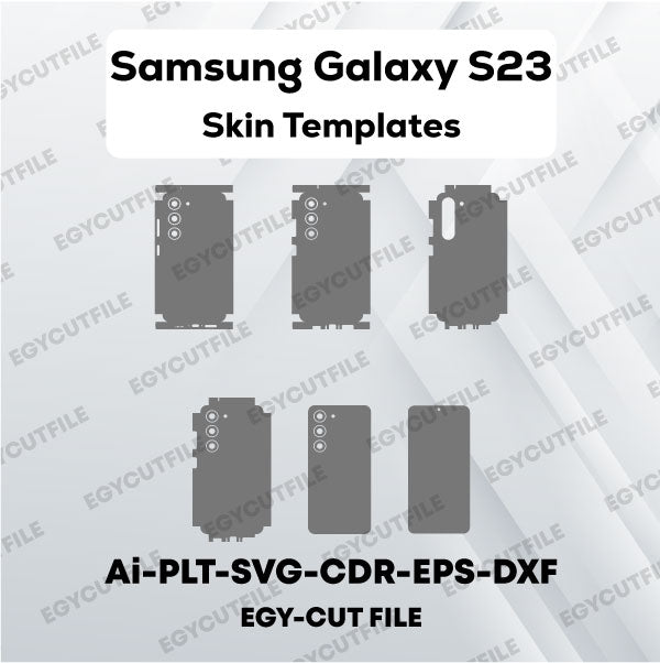 Samsung Galaxy S23 Vector Skin Cut Files