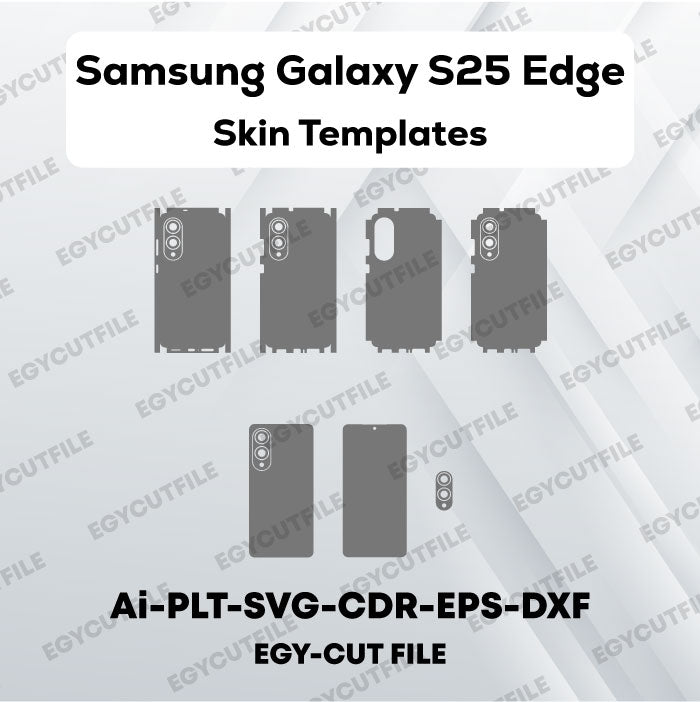 Samsung Galaxy S25 Edge Vector Skin Cut Files