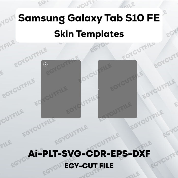 Samsung Galaxy Tab S10 FE Vector Skin Cut Files