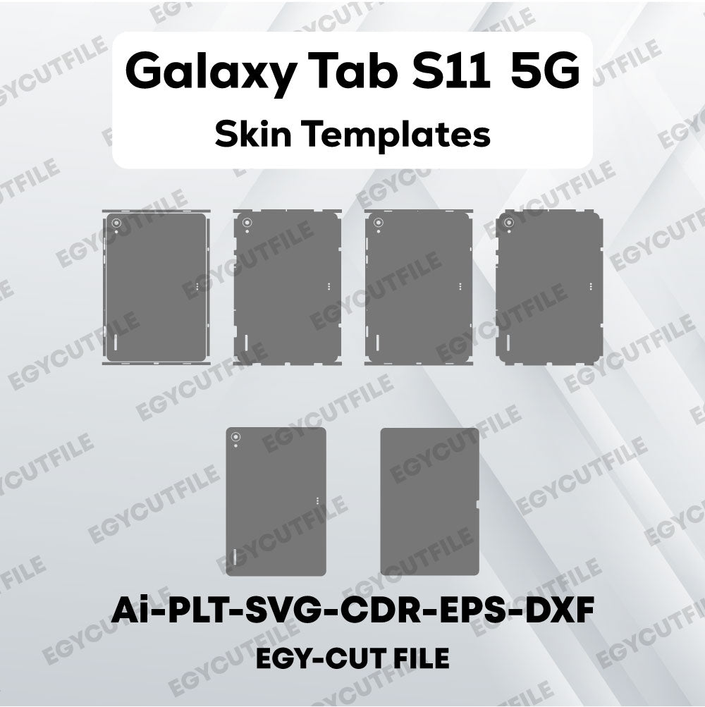 Samsung Galaxy Tab S11 5G 11.0 Inch Vector Skin Cut Files