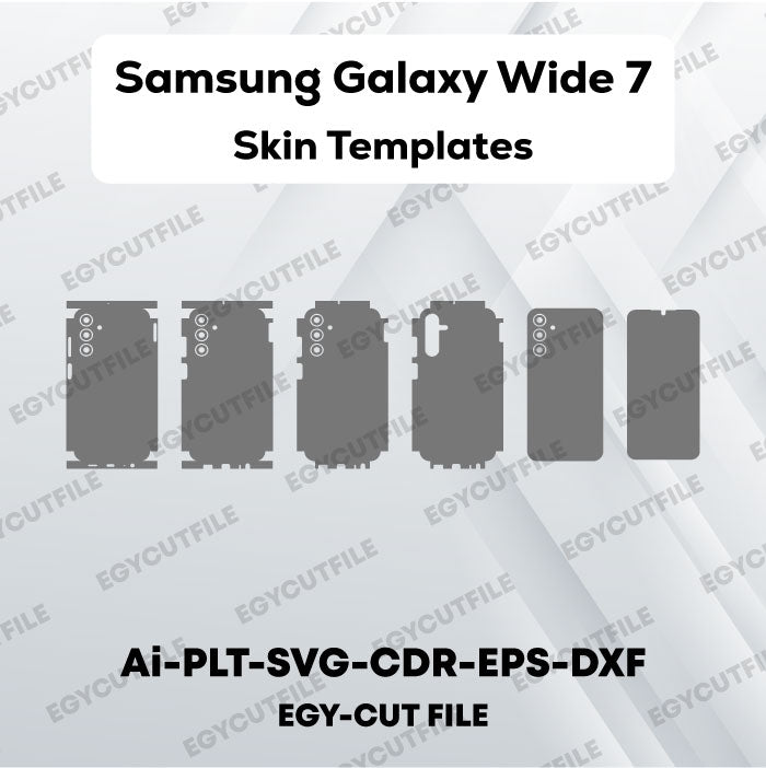 Samsung Galaxy Wide 7 Vector Skin Cut Files
