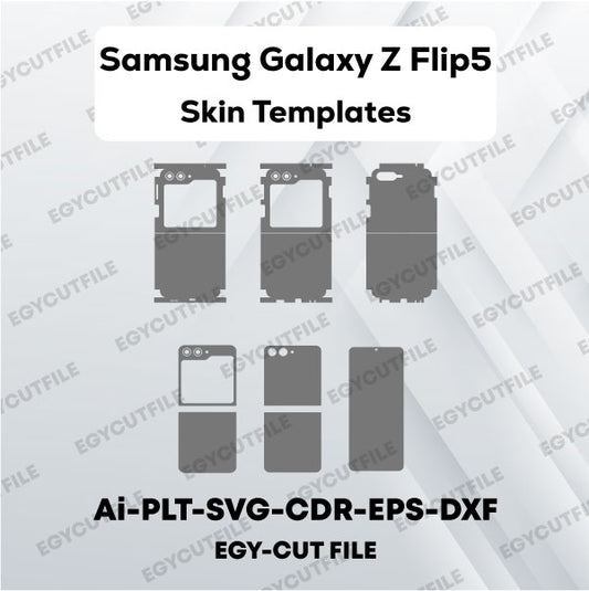 Samsung Galaxy Z Flip5 Vector Skin Cut Files