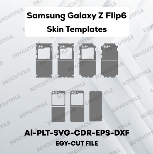 Samsung Galaxy Z Flip6 Vector Skin Cut Files