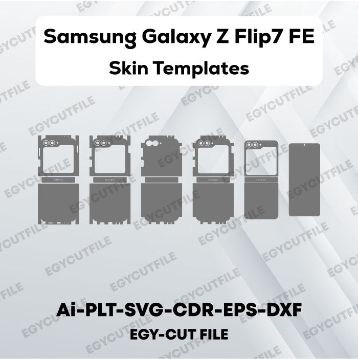 Samsung Galaxy Z Flip7 FE Vector Skin Cut Files