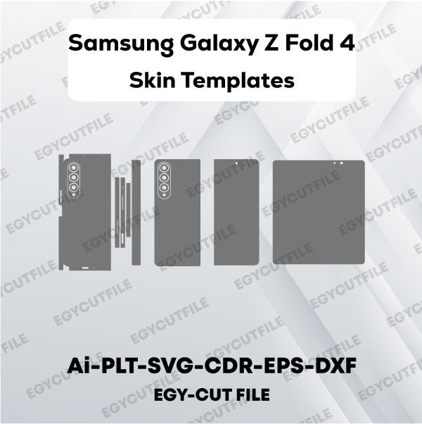 Samsung Galaxy Z Fold 4 Vector Skin Cut Files