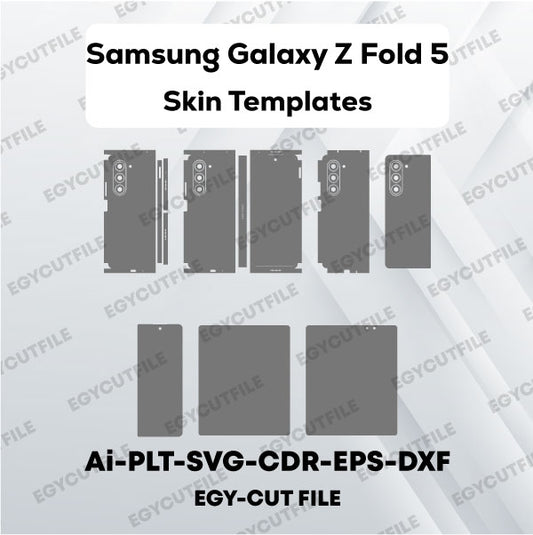 Samsung Galaxy Z Fold5 Vector Skin Cut Files