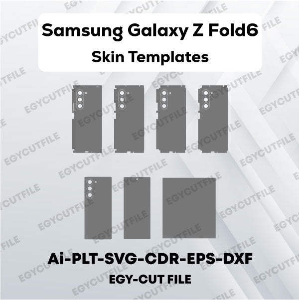 Samsung Galaxy Z Fold6 Vector Skin Cut Files