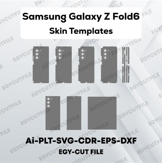 Samsung Galaxy Z Fold6 Vector Skin Cut Files
