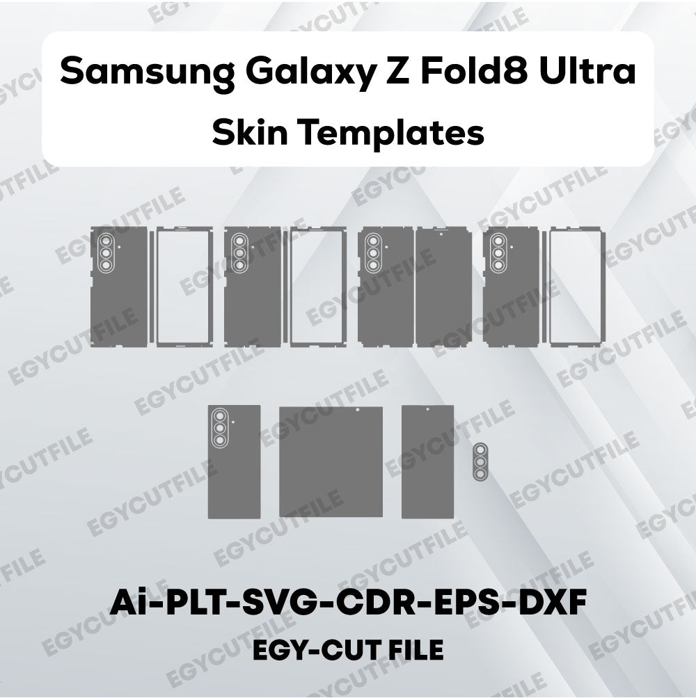Samsung Galaxy Z Fold8 Ultra Vector Skin Cut Files
