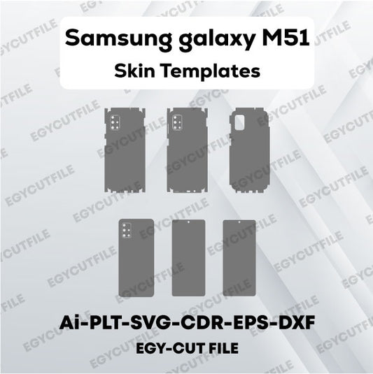 Samsung galaxy M51 Vector Skin Cut Files