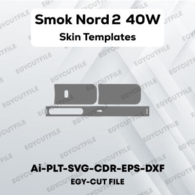 Smok Nord 2 40W Vector Skin Cut Files