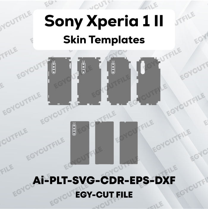 Sony Xperia 1 II Vector Skin Cut Files