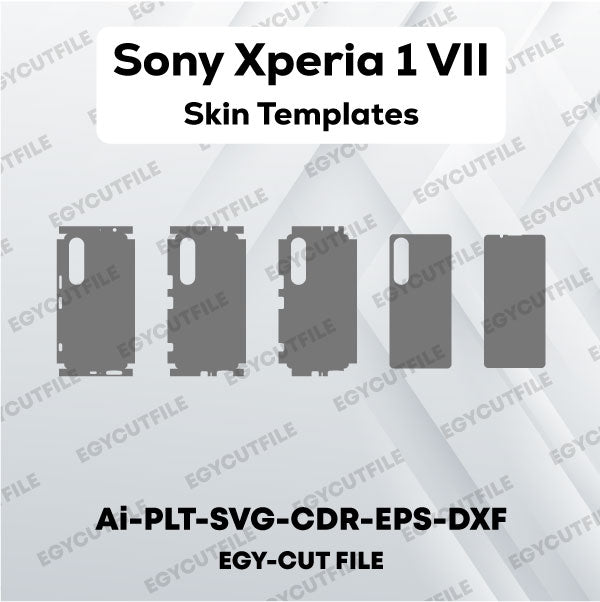 Sony Xperia 1 VII Vector Skin Cut Files