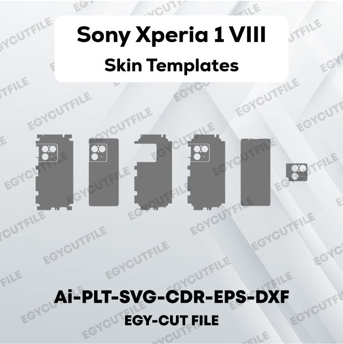 Sony Xperia 1 VIII Vector Skin Cut Files