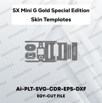 SX Mini G Gold Special Edition Vector Skin Cut Files